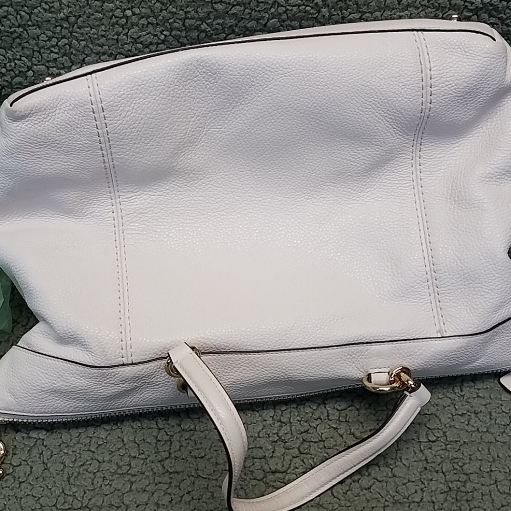 Coach White Leather Women's Bag Set - Picture 9 of 16